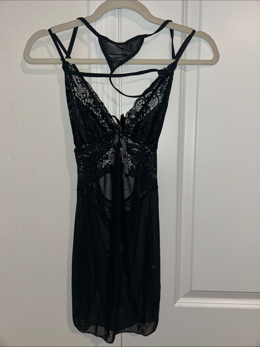 Black Lace Chemise Nightgown - Intimates NWT 2 piece